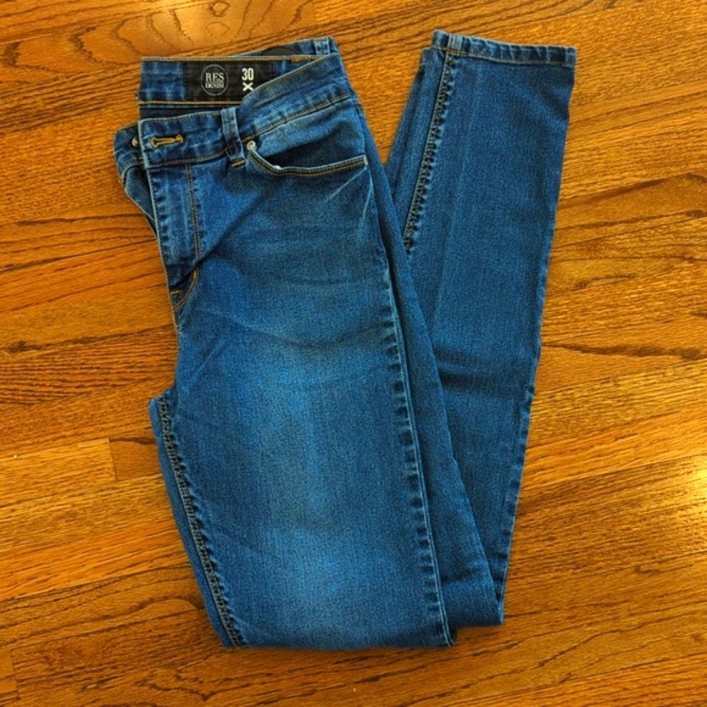 RES Denim Trashqueen skinny jeans, size 30
